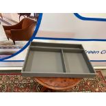 28 x Maxim World Grey Leather Trays With Dividers 47 x 32cm