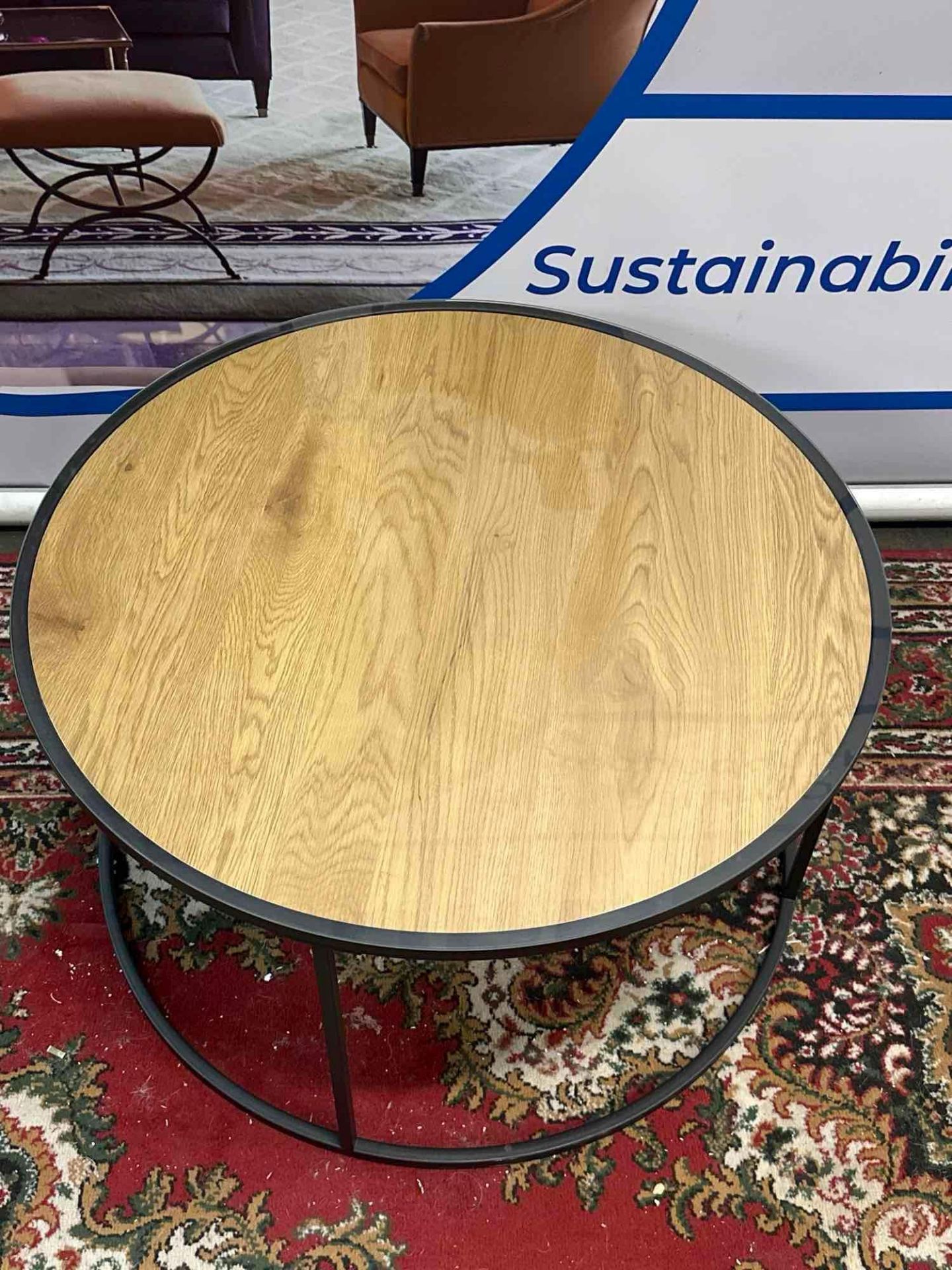 Modern Industrial Style Coffee Table Contemporary Design With A Scandinavian Feel That Would Look - Bild 2 aus 3