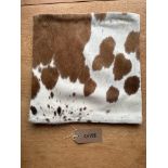 Cowhide Leather Cushion Cover 100% NaturalÂ Cowhide Leather Cushion Is Single-Sided And Rich In