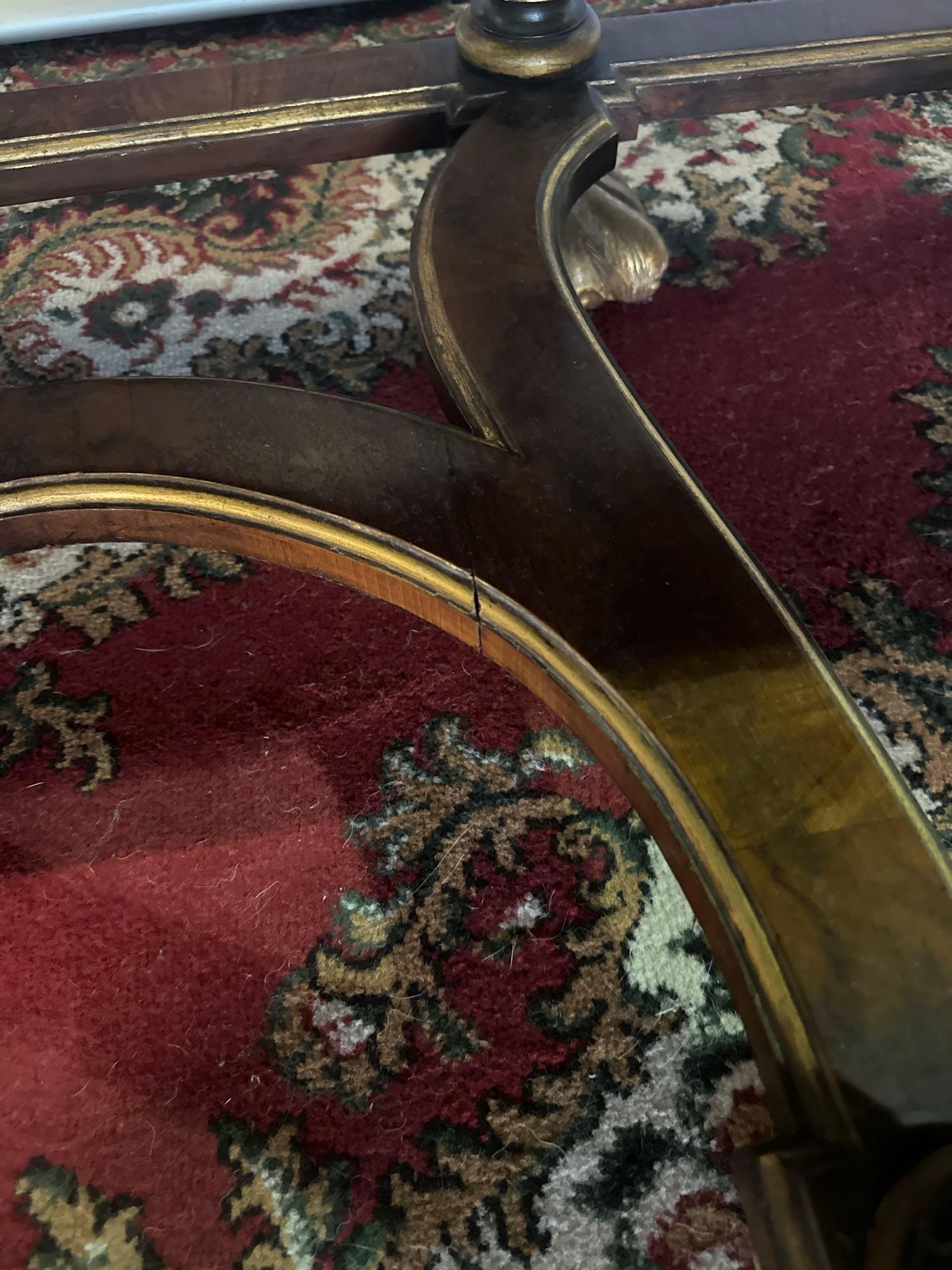 A Walnut And Parcel-Gilt Sideboard, Continental Possibly Italian The Top With A Panelled Back Rail - Image 10 of 17