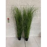 A Pair Of Faux Plants 140cm