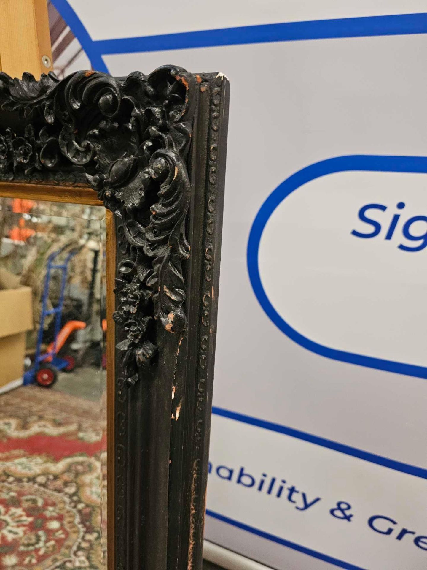 Harrelson Mirror Antique Black Add A Touch Of Glamour To Your Interiors With The Harrelson Mirror In - Image 4 of 4