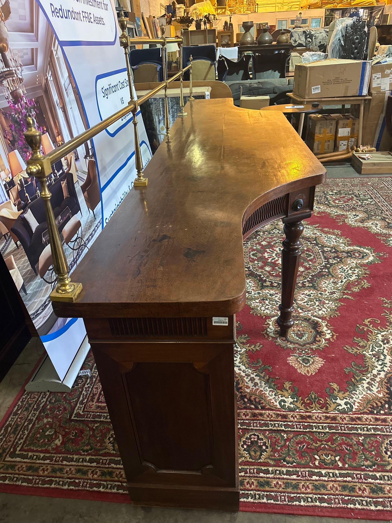 A George IV Irish Mahogany Sideboard In The Manner Of Mack, Williams And Gibton. The In-Curved - Image 5 of 8