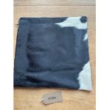 Cowhide Leather Cushion Cover 100% NaturalÂ Cowhide Leather Cushion Is Single-Sided And Rich In