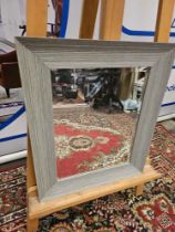 Willis Rustic Grey Mirror A Stunning Framed Accent Mirror Looks Great In Any Modern Or Traditional