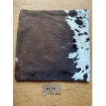 Cowhide Leather Cushion Cover 100% NaturalÂ Cowhide Leather Cushion Is Single-Sided And Rich In