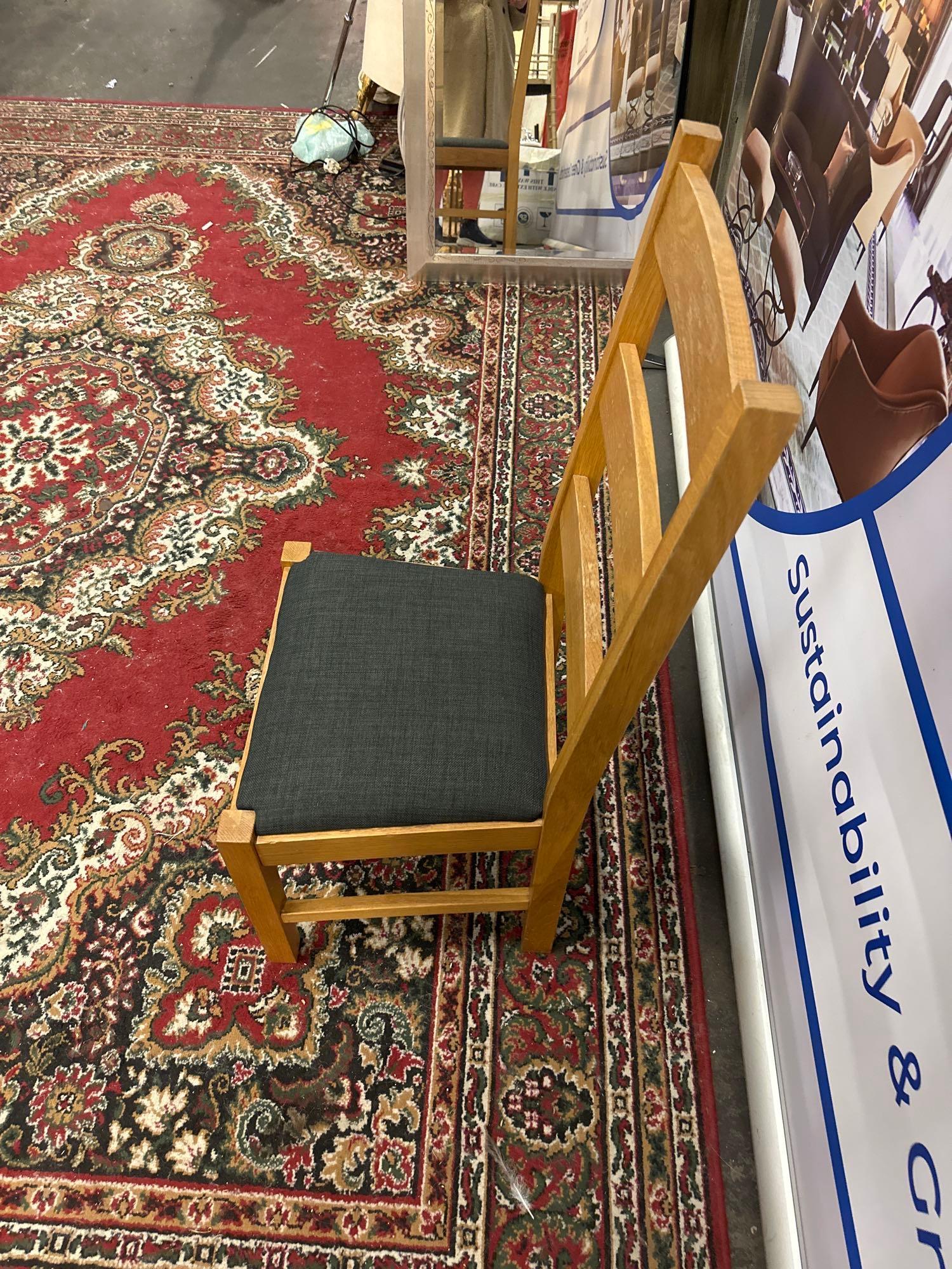 Ladder Back Dining Chair Tudor Oak Combines The Traditional Farmhouse Style With The Timeless - Image 2 of 4