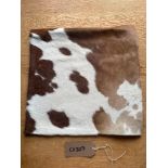 Cowhide Leather Cushion Cover 100% NaturalÂ Cowhide Leather Cushion Is Single-Sided And Rich In