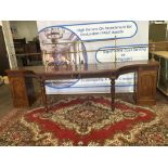 A George IV Irish Mahogany Sideboard In The Manner Of Mack, Williams And Gibton. The In-Curved