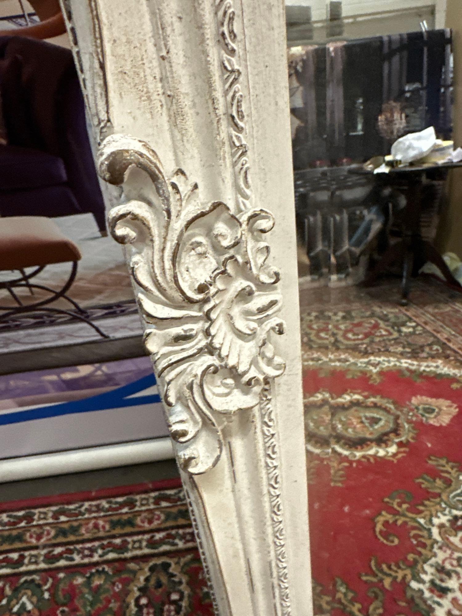 Fiennes Rectangular Mirror In Antique White A Beautiful Mirror Is Always A Welcome Addition To Any - Image 3 of 3