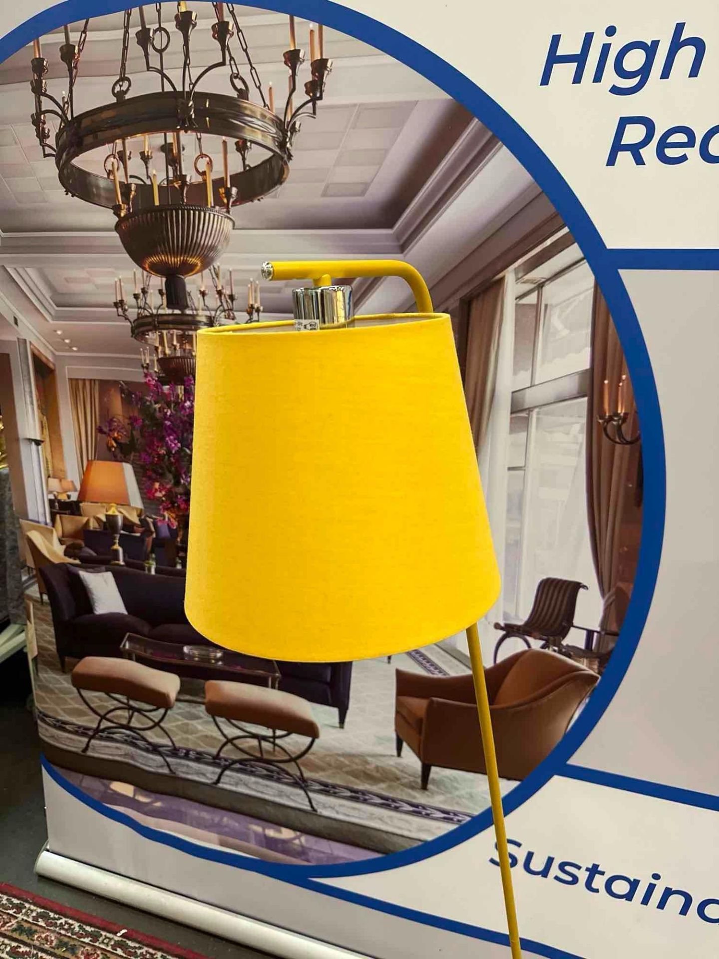 John Lewis ANYDAY Harry Floor Lamp, Mustard Just The Right Size For Your Reading Nook, Our Harry - Image 3 of 4