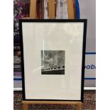 Framed Michael Kenna Landscape Monochrome Print Mounted In Glazed Black Oak Frame 64 x 86cm (CV37)