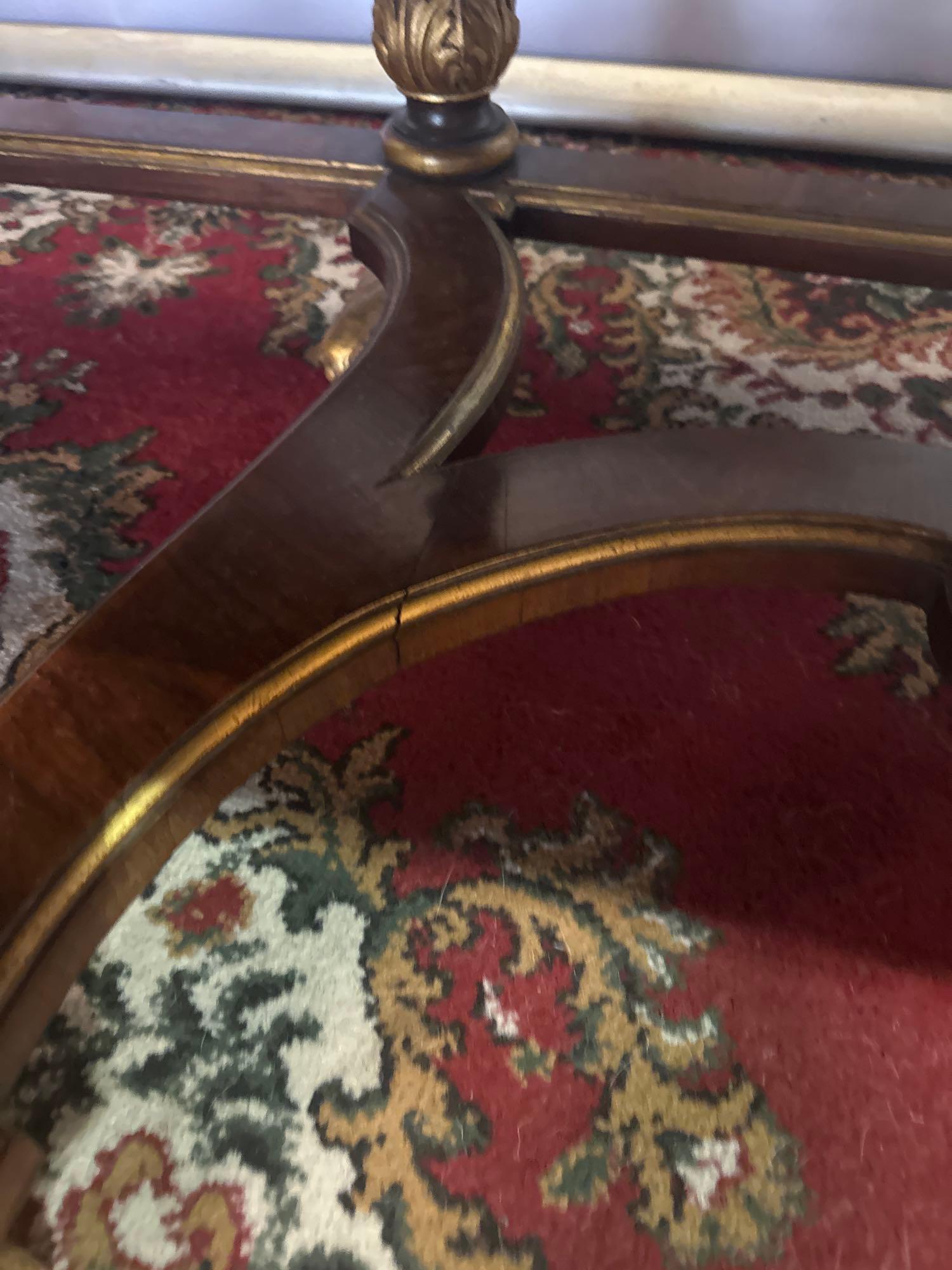 A Walnut And Parcel-Gilt Sideboard, Continental Possibly Italian The Top With A Panelled Back Rail - Image 13 of 17