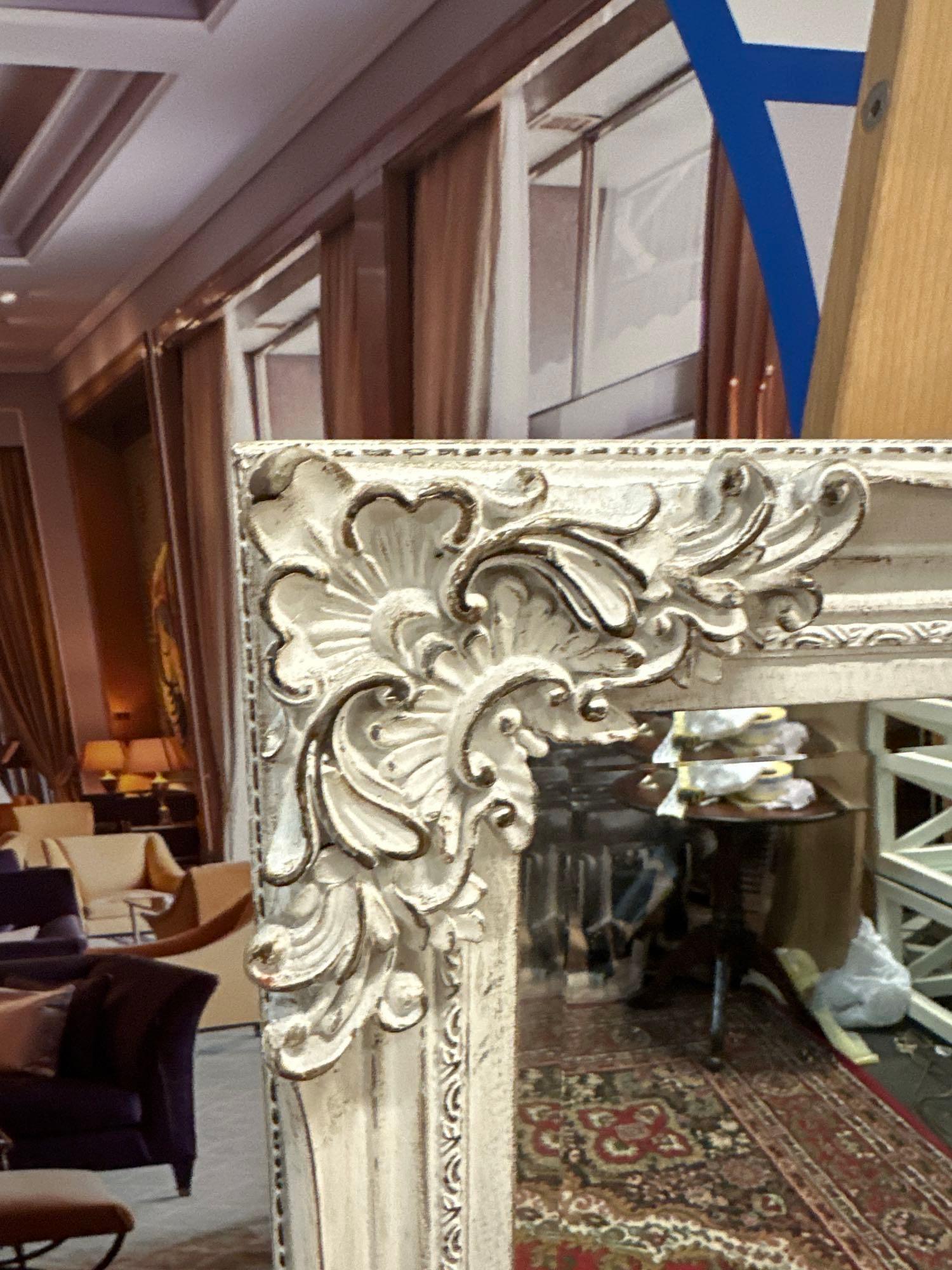 Fiennes Rectangular Mirror In Antique White A Beautiful Mirror Is Always A Welcome Addition To Any - Image 2 of 3