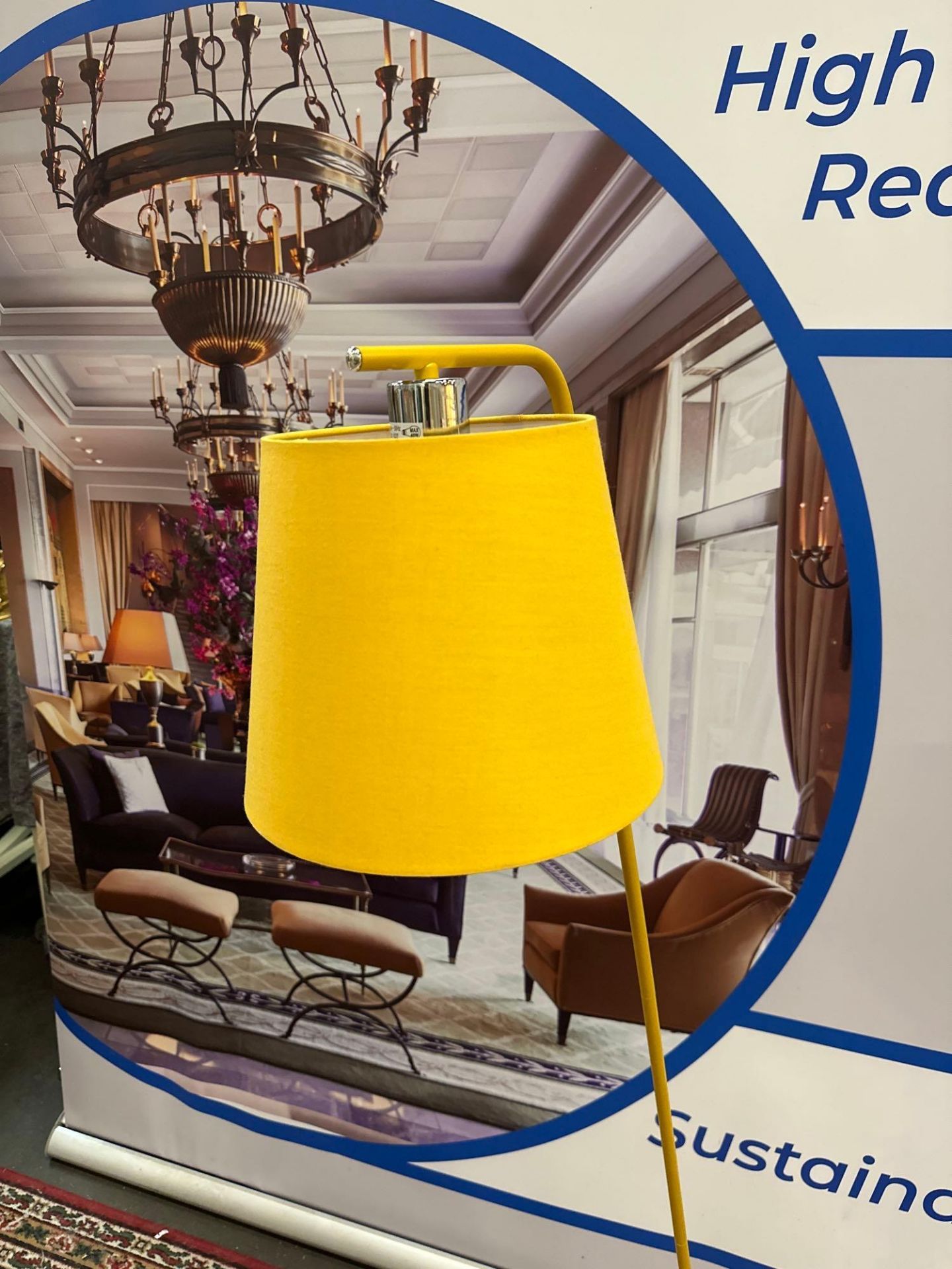 John Lewis ANYDAY Harry Floor Lamp, Mustard Just The Right Size For Your Reading Nook, Our Harry - Image 3 of 4