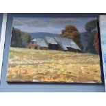 Original Art Landscape Signed G Macara Framed 41 x 51cm