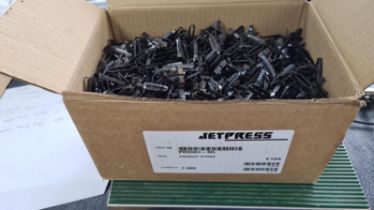 1 x Box Jetpress Pronged Spring Facing Clips Quantity Approx 2000