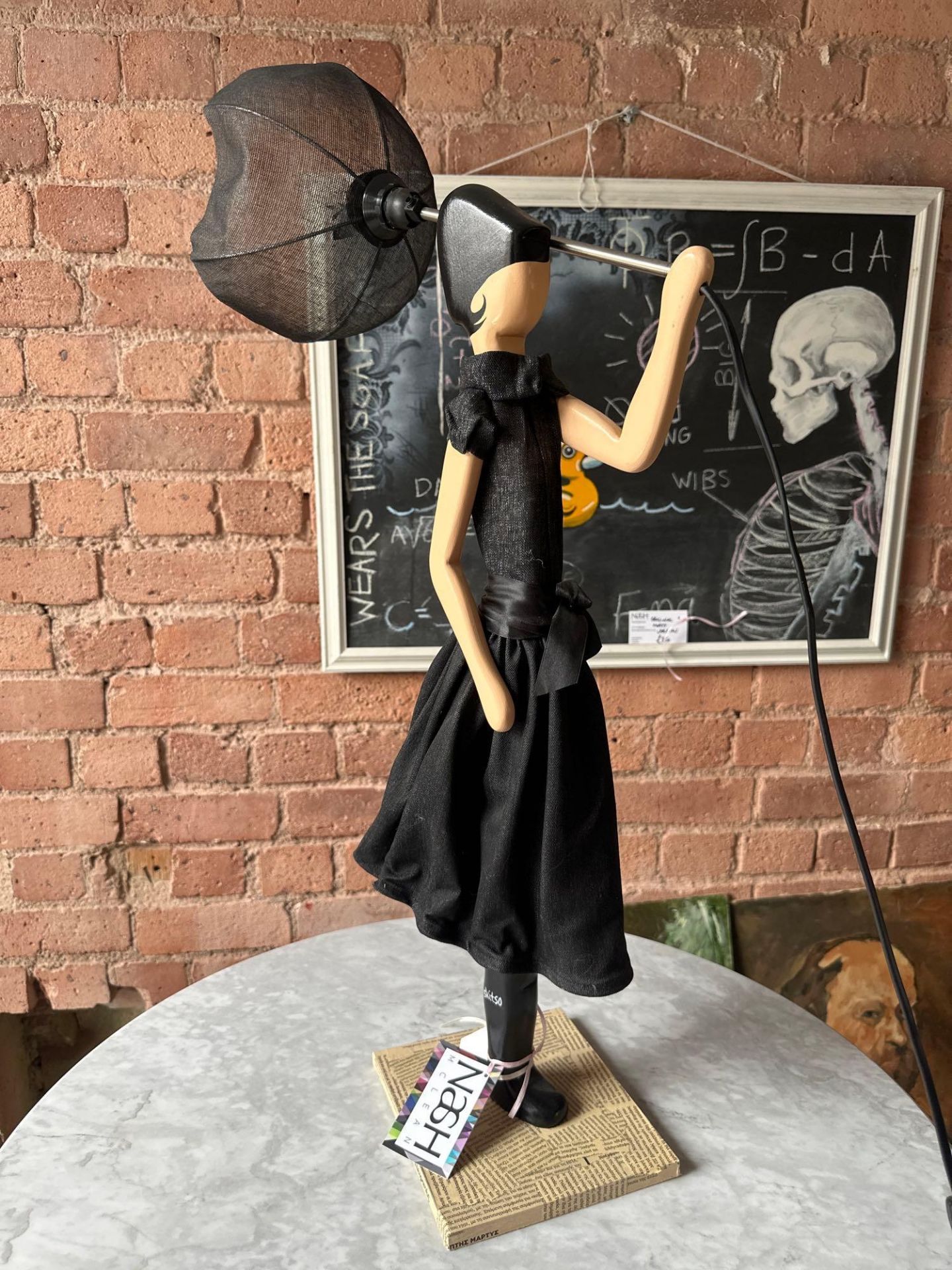 Bianca Windswept Umbrella Lady Lamp Each Lamp Is Lovingly Hand Made In Greece, Ensuring The Utmost