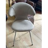 Umage Time Flies Dining Chair A Chair With An Artistic Outline. The Upholstered Chair Backrest