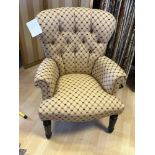 Button Spoon Back Chair, Exquisitely Upholstered In The Luxurious Jim Dickens - Olympos Agra