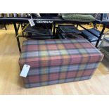 Storage Ottoman Meticulously Upholstered In The Luxurious Art Of The Loom Moorland Heather Wool