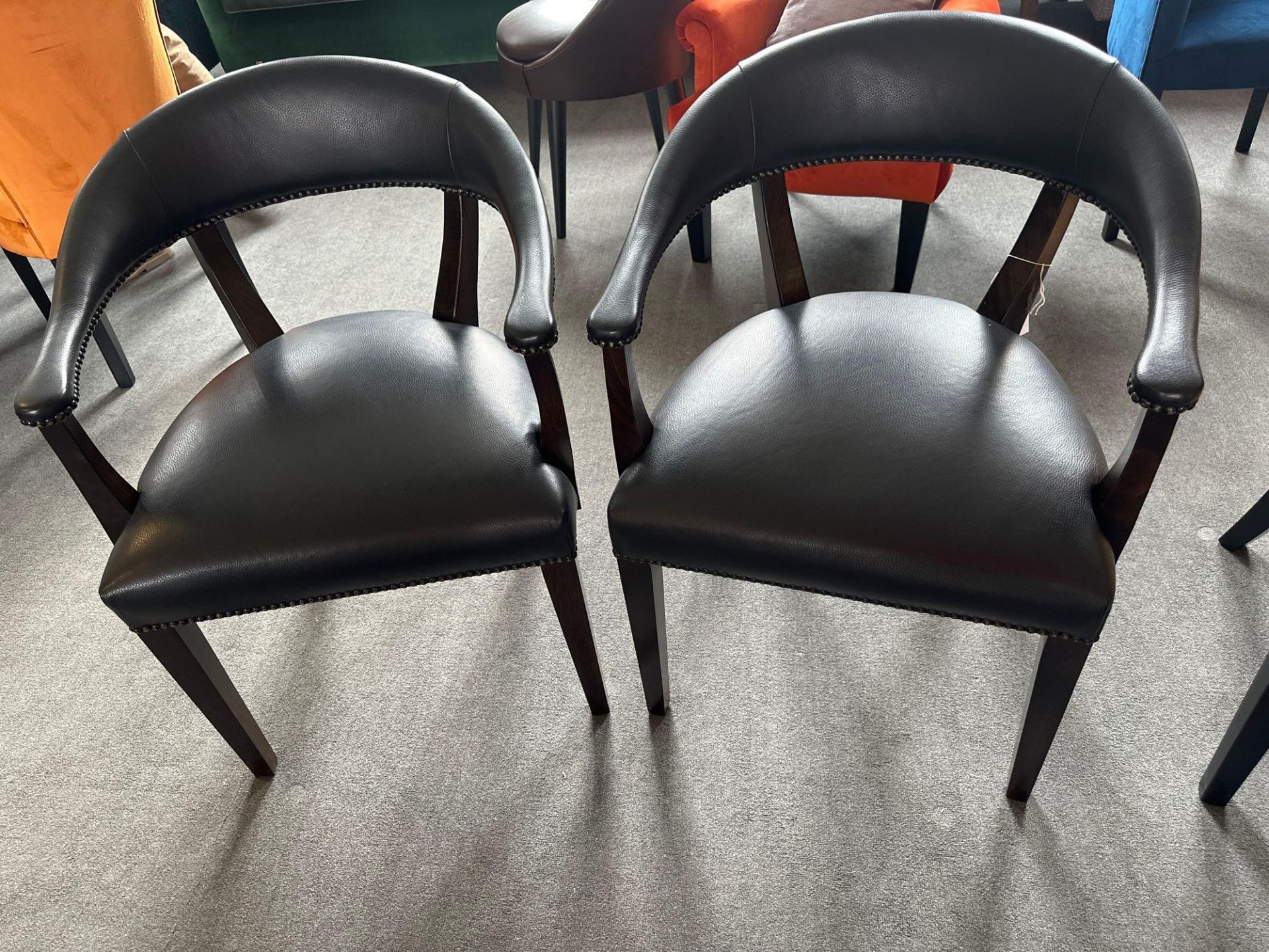 A Pair Of Sepele Arm Chairs, A Pair Of Exquisitely Designed Formal Armchairs That Promise To Elevate