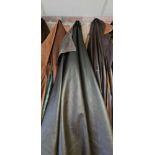 Mastrotto Italy Calbe Leather Cow Hide Chocolate Brown Approx 4.2m2