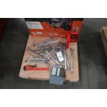 ASSORTED WRENCHES / DRILL BITS