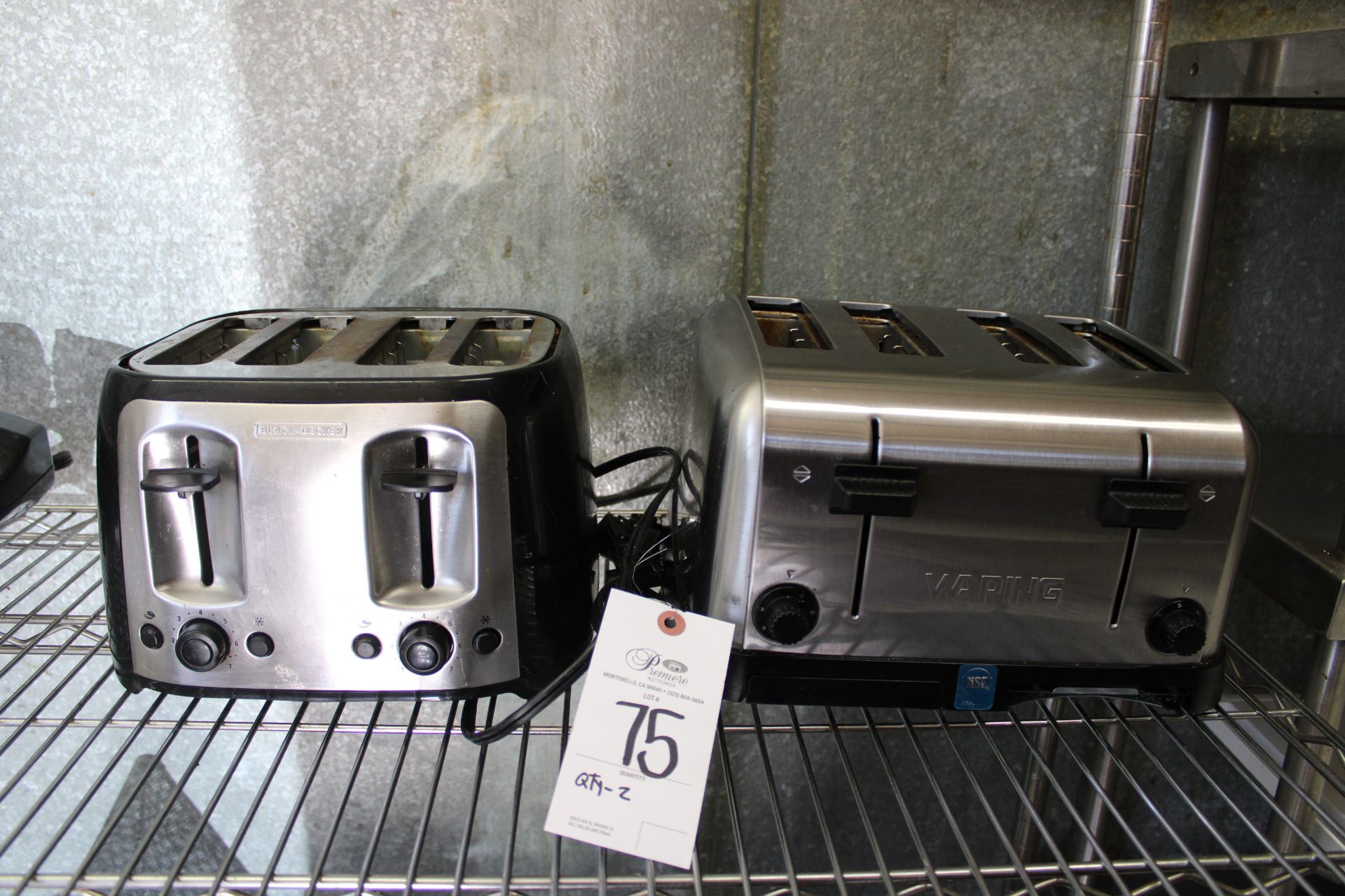 ASSORTED TOASTERS ( QTY. 2 )