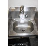 SMALL STAINLESS STEEL SINK