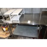 4 FT. STAINLESS TABLE