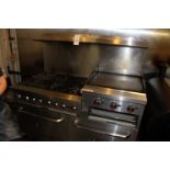 CPG DOUBLE OVEN w/ FLAT GRILL + 6 BURNER