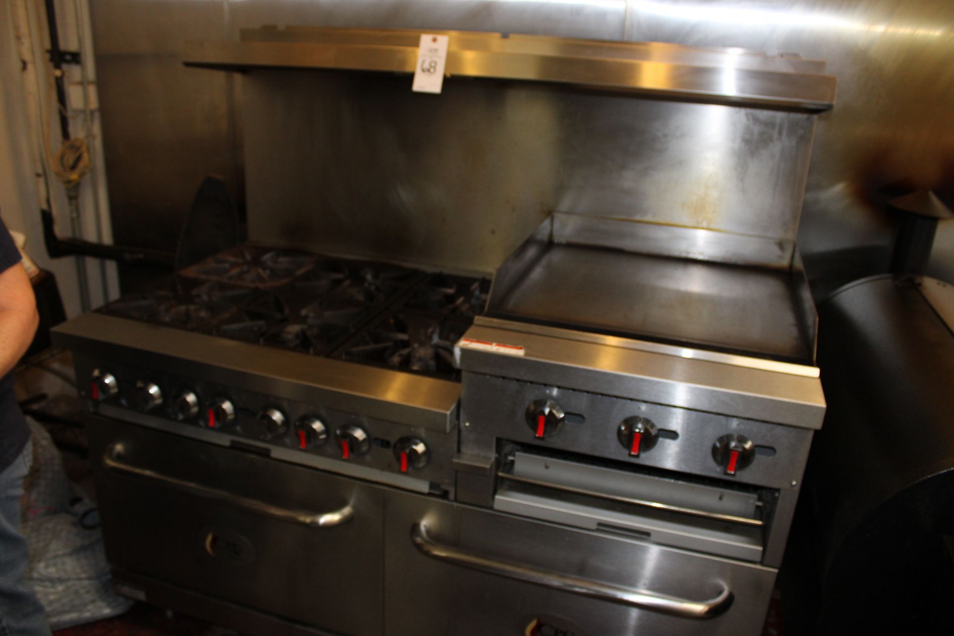 CPG DOUBLE OVEN w/ FLAT GRILL + 6 BURNER