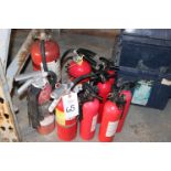 ASSORTED FIRE EXTINGUISHERS