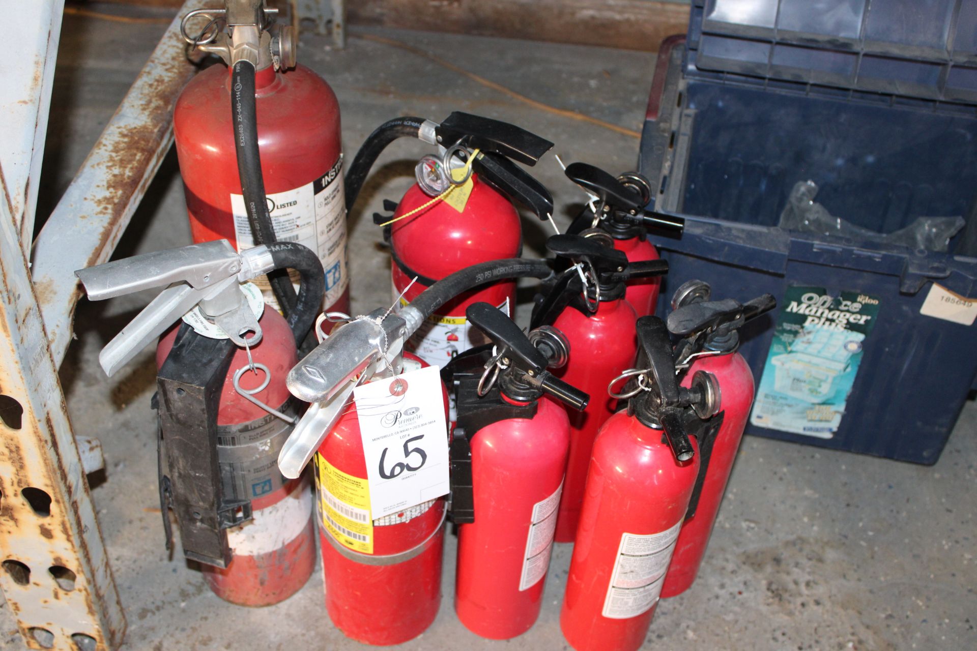 ASSORTED FIRE EXTINGUISHERS