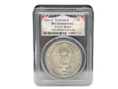 2009-P U.S. LINCOLN BICENTENNIAL SILVER DOLLAR PCGS MS69