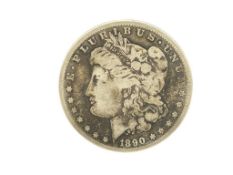 1890-CC U.S. MORGAN SILVER DOLLAR