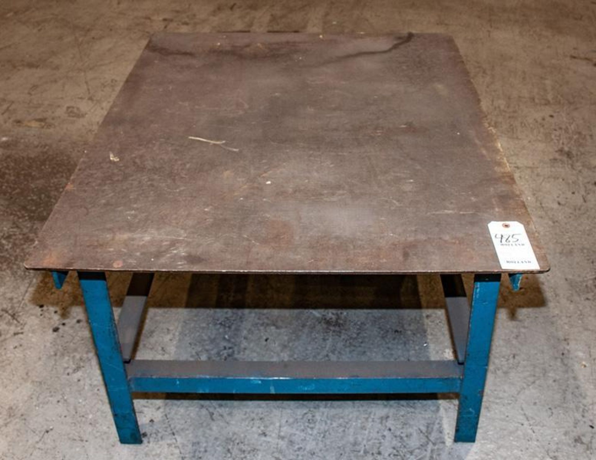 steel bench approx. 44" x 36" x 24"T