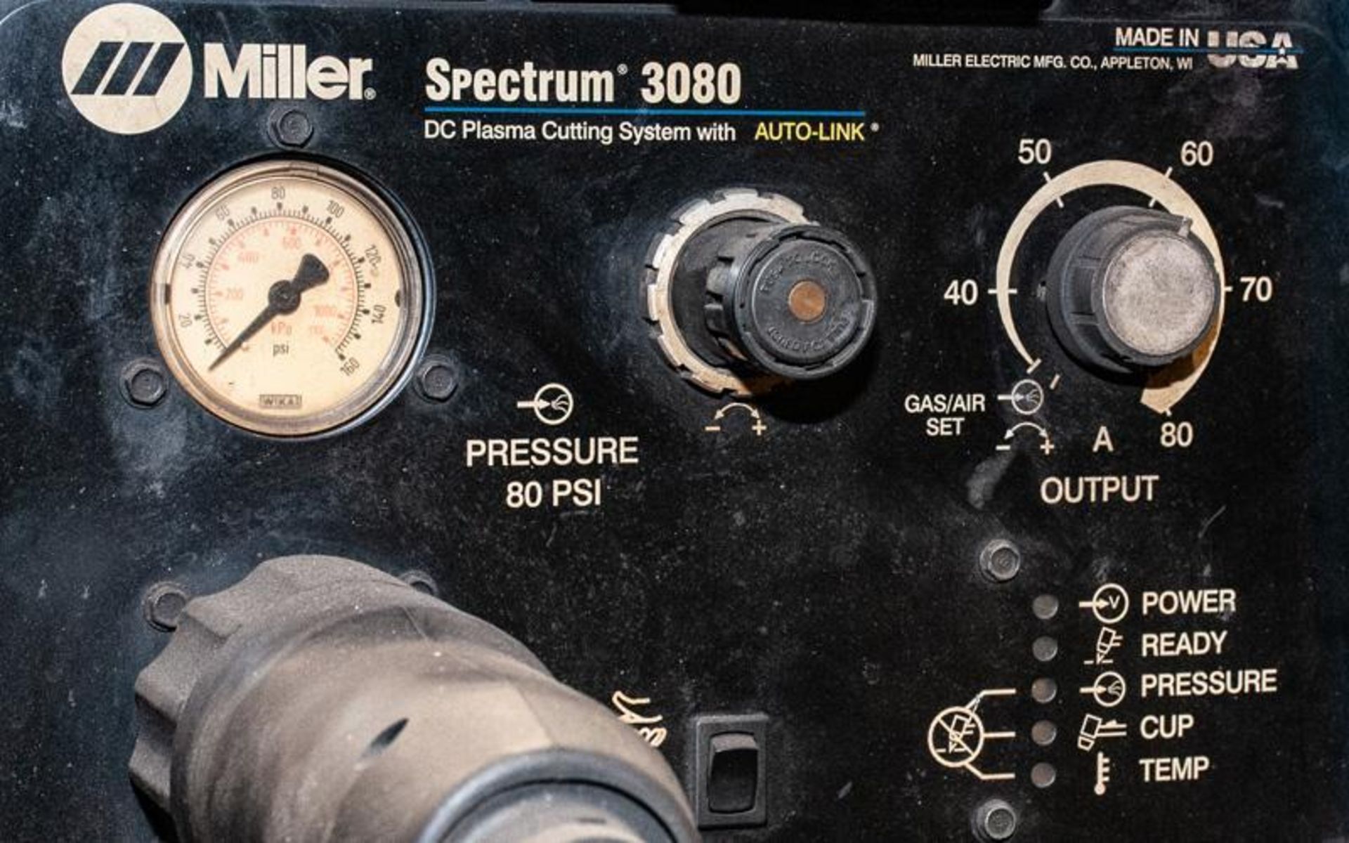 Miller Spectrum 3080 Plasma Cutter, s/n LB015913, 230/460v 1 or 3ph, 50/60Hz, on cart - Image 3 of 6