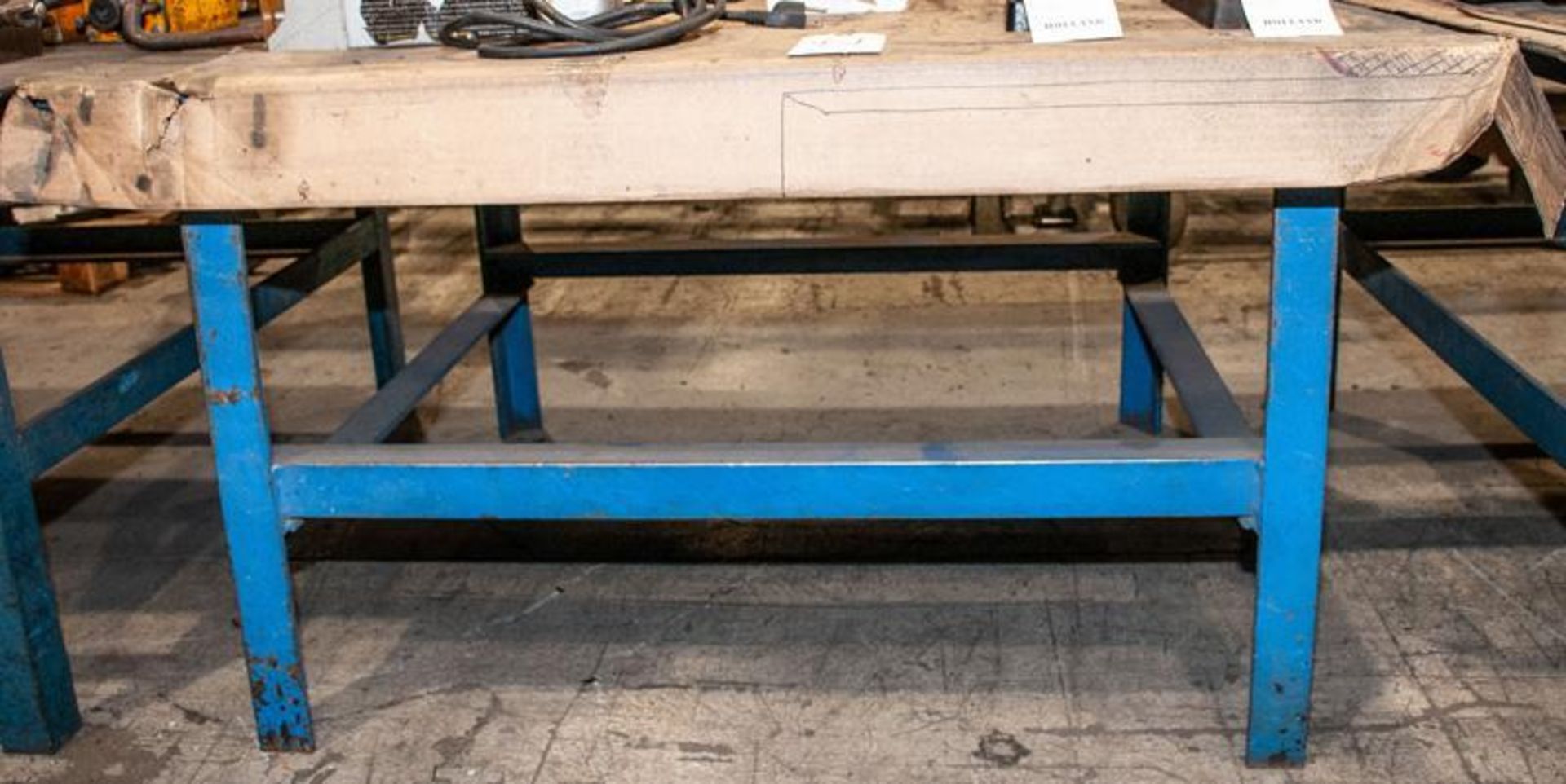 Steel table approx. 36" x 44" x 24"T, (NO Contents steel table only)