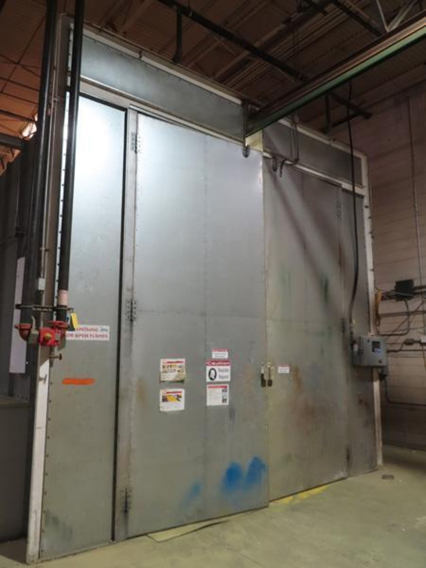 Col-Met Paint Booth with Overhead Conveyor System - Image 8 of 10