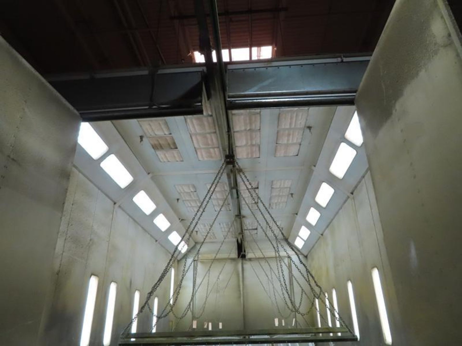 Col-Met Paint Booth with Overhead Conveyor System - Image 2 of 10