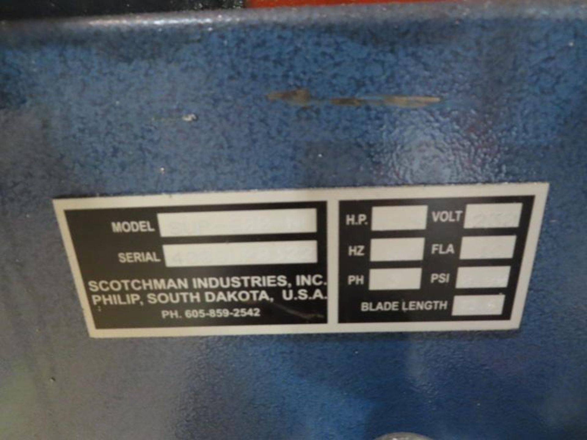 Scotchman SUP-600-NF Non-Ferrous Up-Cut Cold Saw - Image 3 of 3