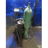 Oxy / Acetylene Torch Cart W/ Torch (No Tanks)