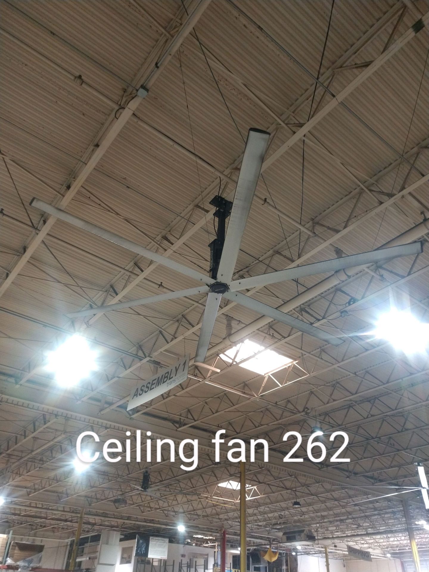 Macro Air Mdl. 132-4103-Drem Approximately 12' Ceiling Fan