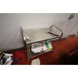 S/S Rolling Cart, 19" x 35" - No Contents