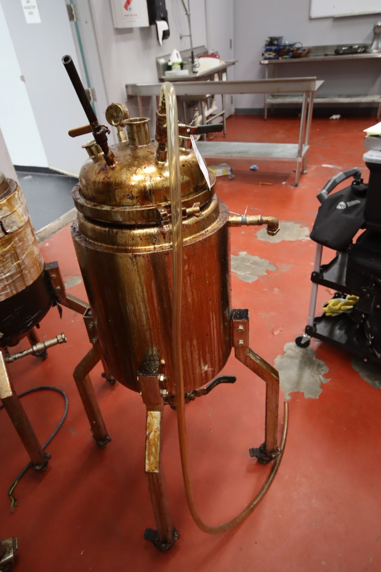 50L Jacketed Reactor, Roll Around, With Collar Clamp - Image 2 of 2