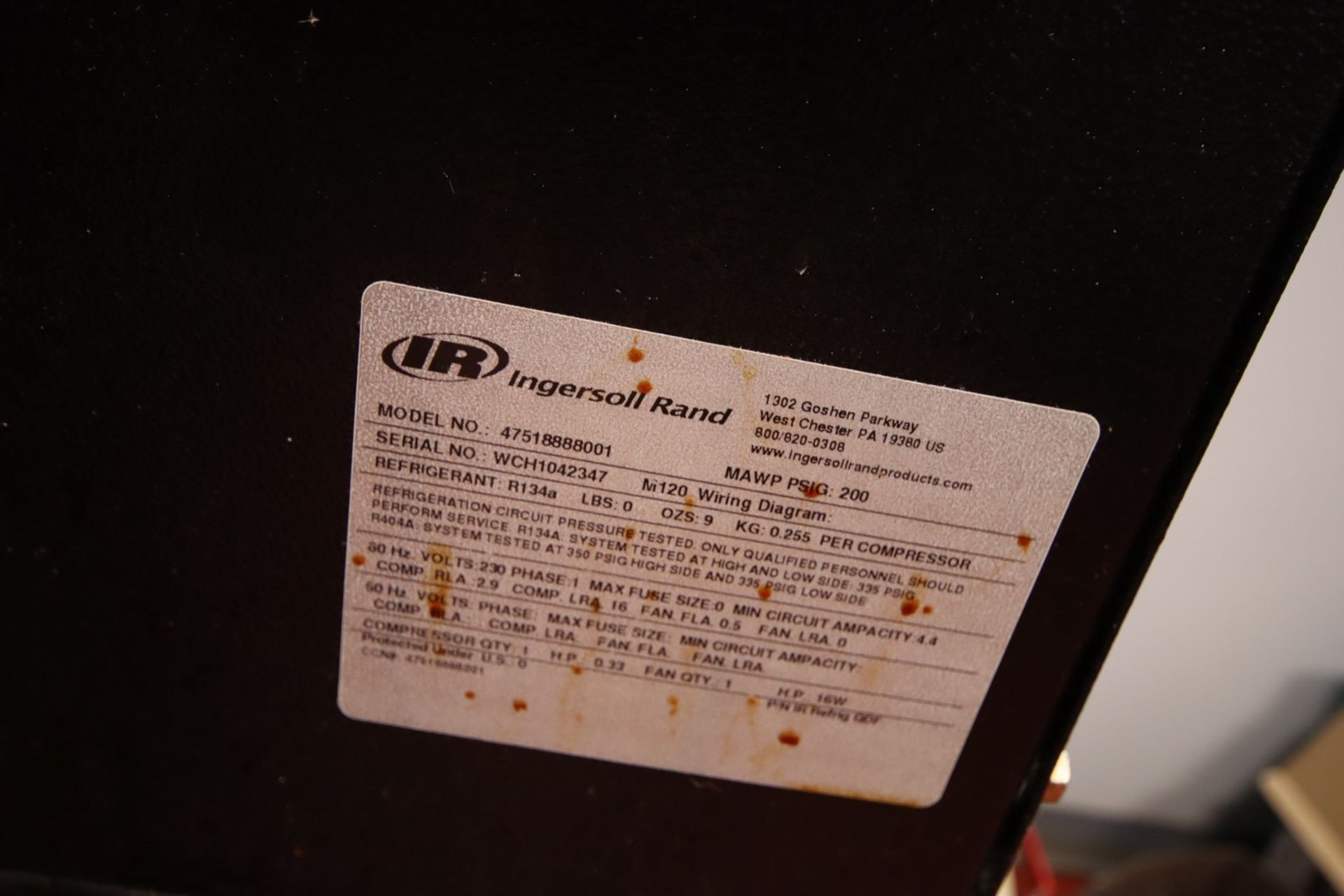 2019 Ingersoll Rand Air Compressor - Image 5 of 5