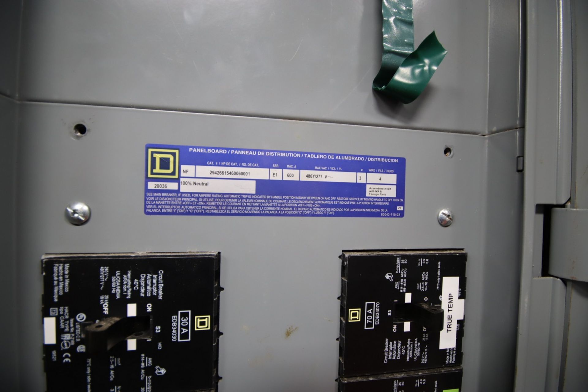 2019 600 Amp Breaker Panel - Image 5 of 10