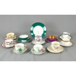 Mixed lot of demitasse cups